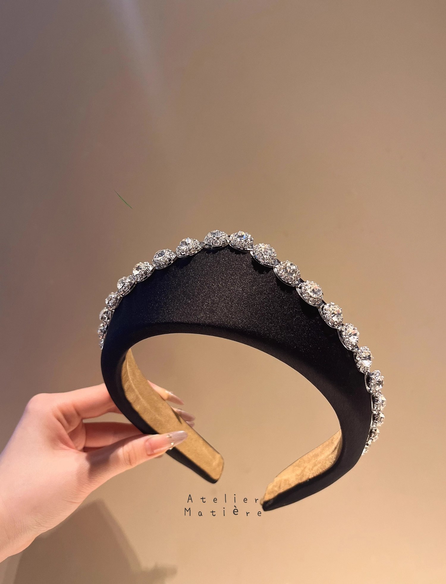 055, Éléments – Couronne de Perles 헤어밴드 웨딩 액세서리 상세 사진 4